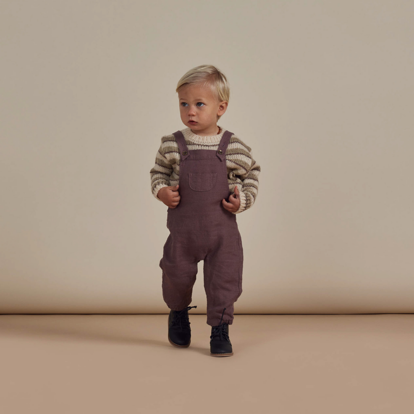 Rylee & Cru Baby Overalls, Plum