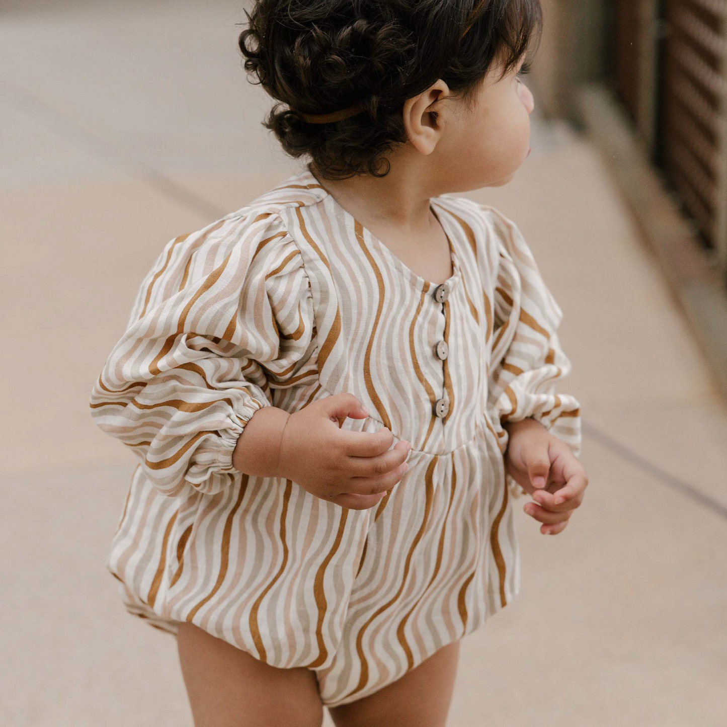 Rylee & Cru Gwen Romper, Retro Waves