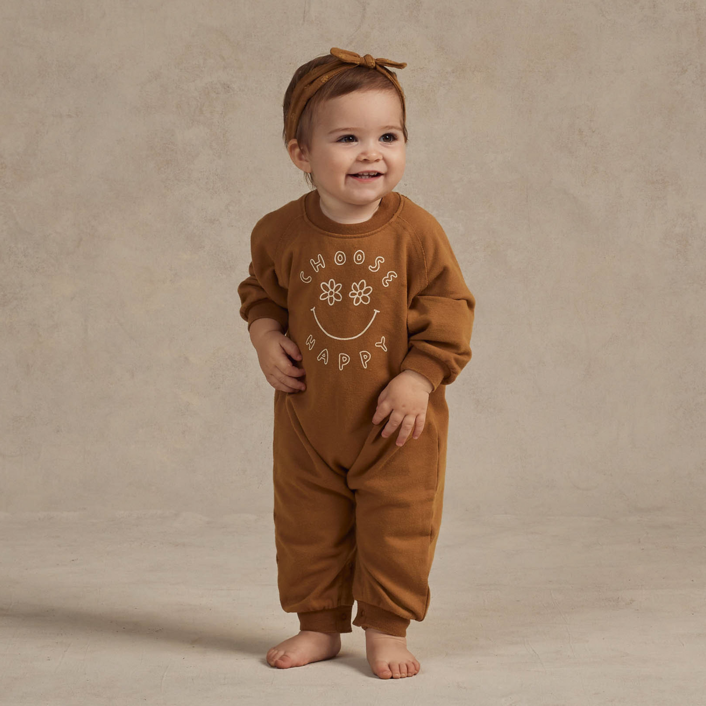 Rylee & Cru Raglan Jumpsuit, Choose Happy