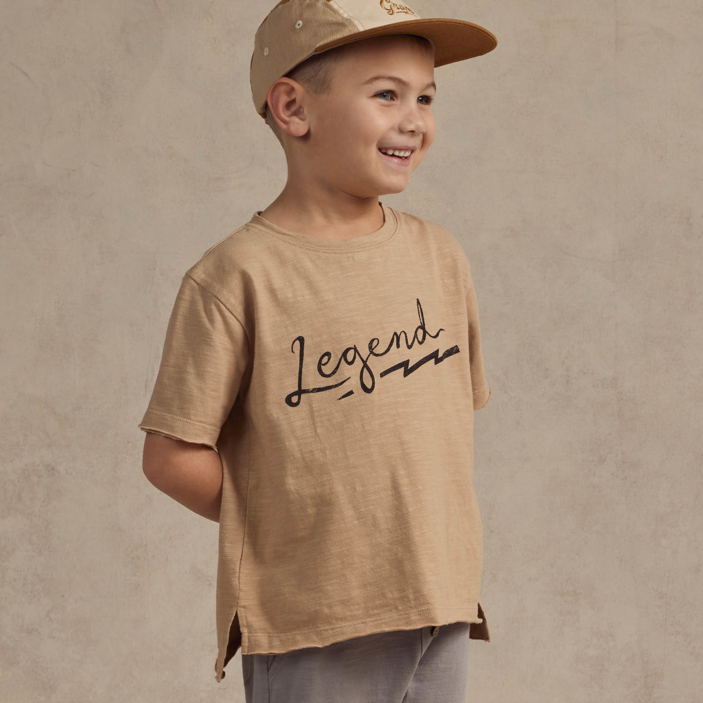 Rylee & Cru Raw Edge Tee, Legend