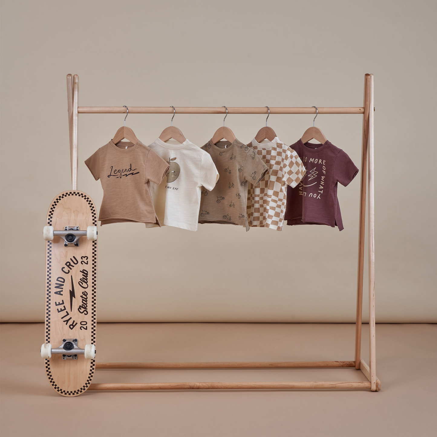 Rylee & Cru Raw Edge Tee, Legend