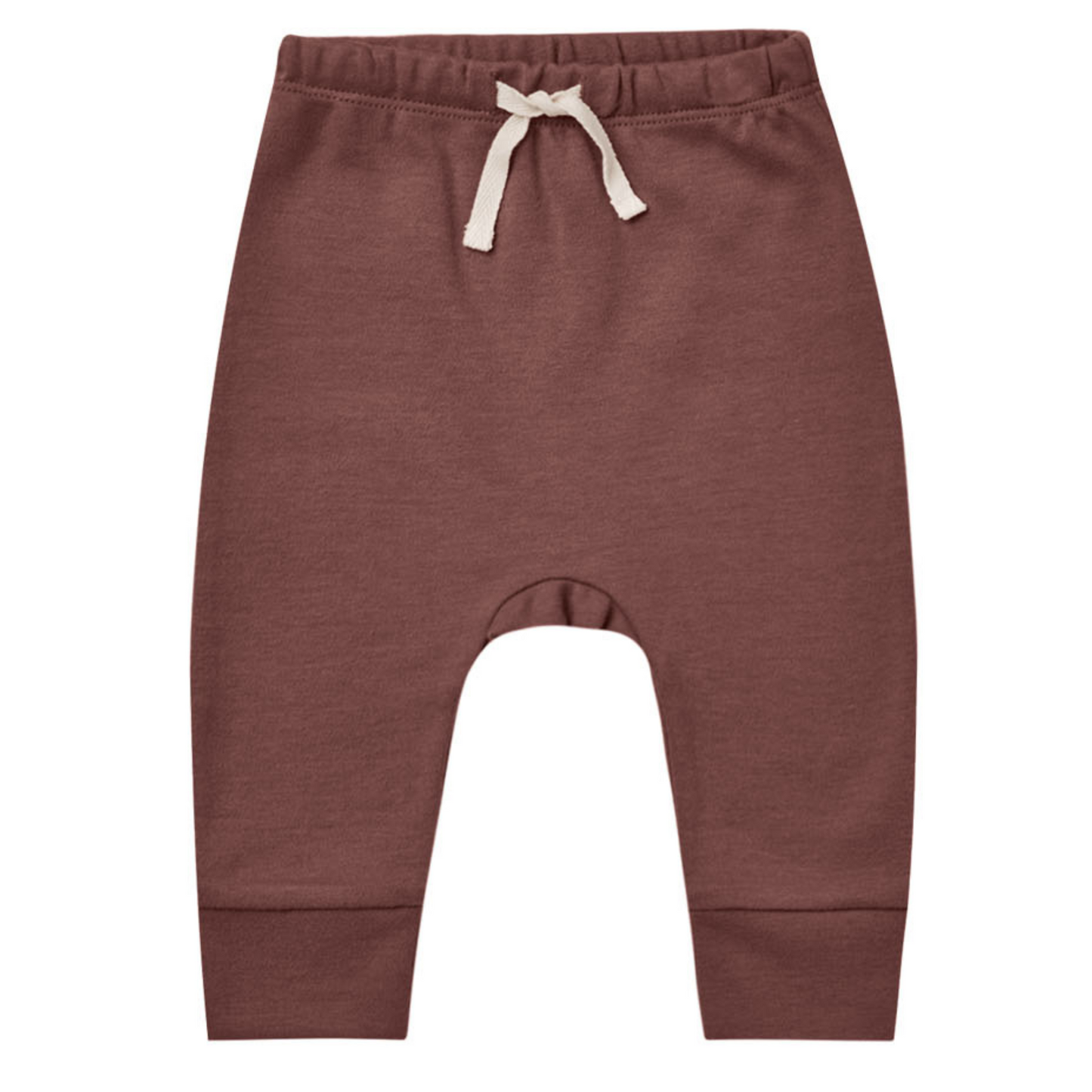 Organic Drawstring Pant, Plum