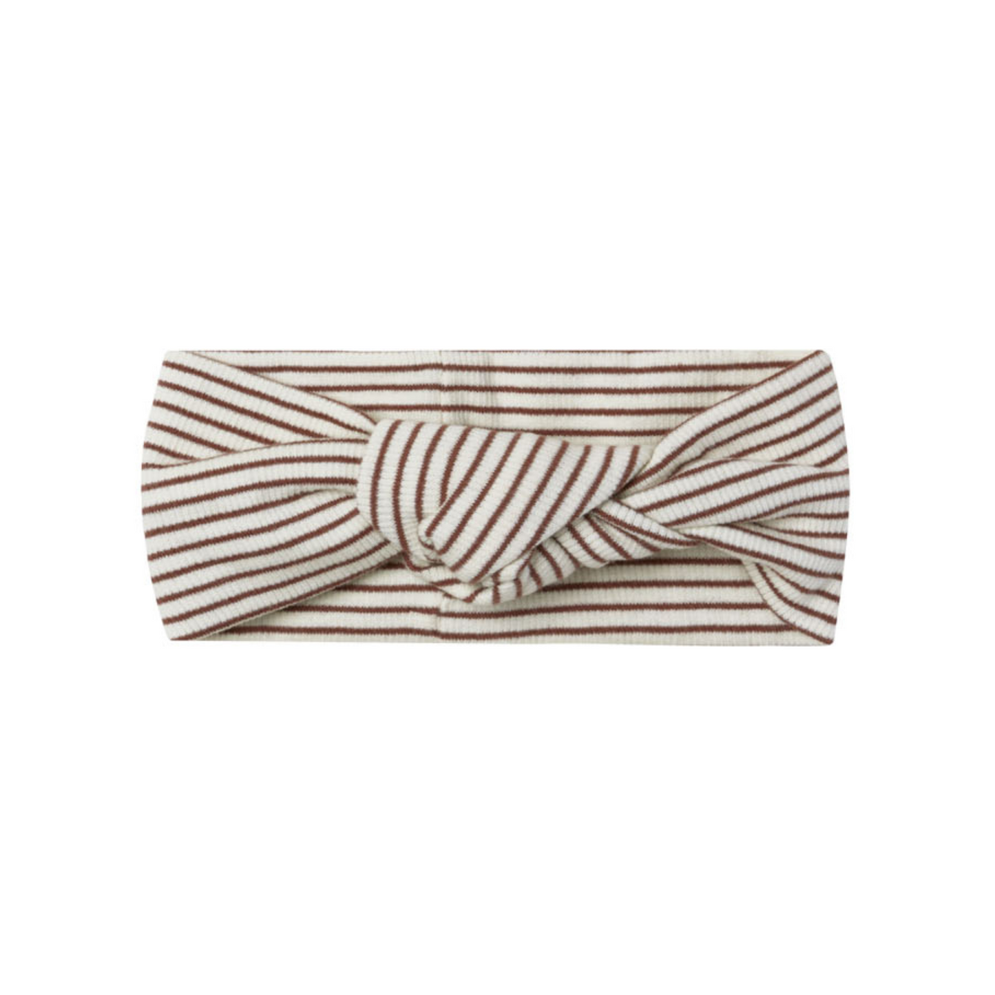 Knotted Headband, Plum Stripe