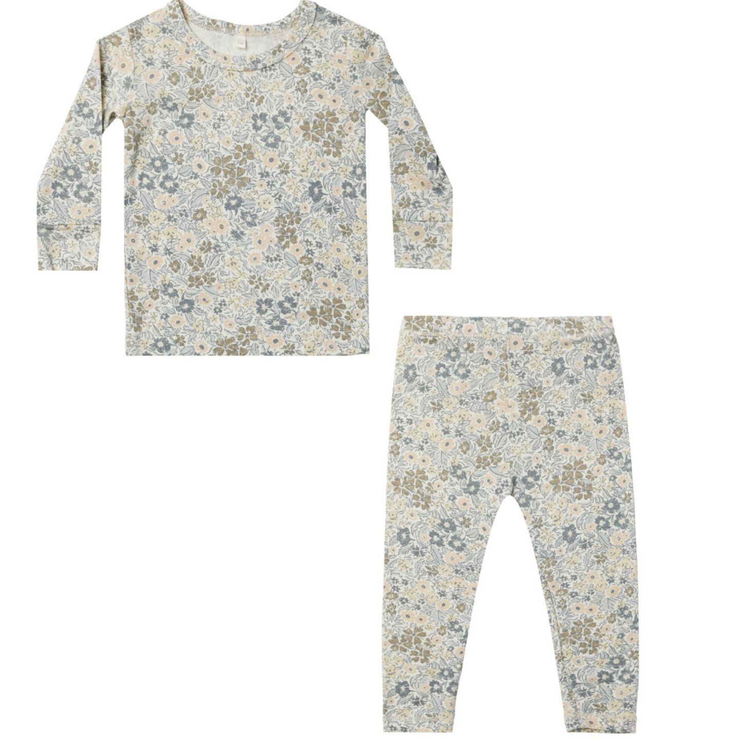 Bamboo Pajama Set, Winter Garden