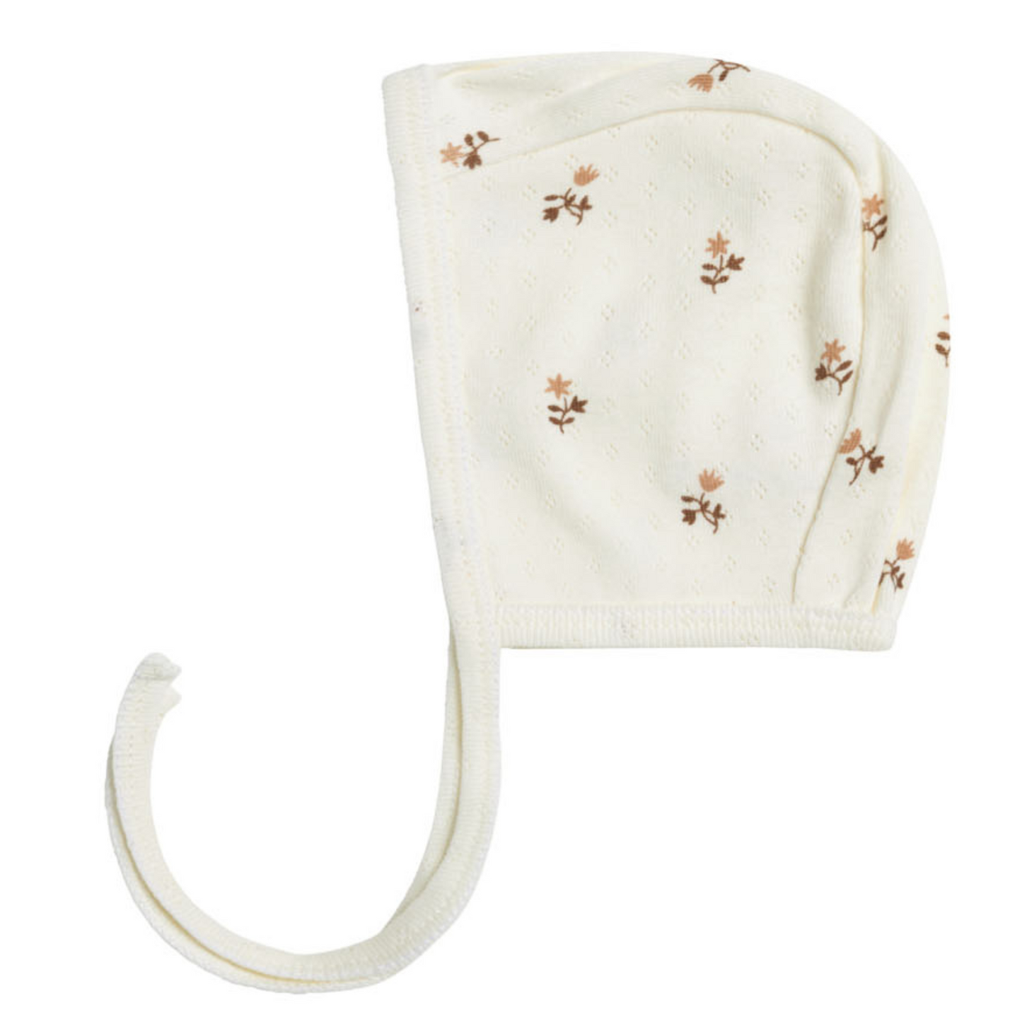 Organic Baby Bonnet, Rose Fleur