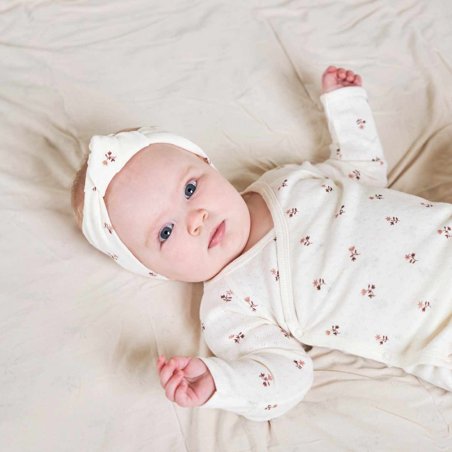 Knotted Headband, Rose Fleur