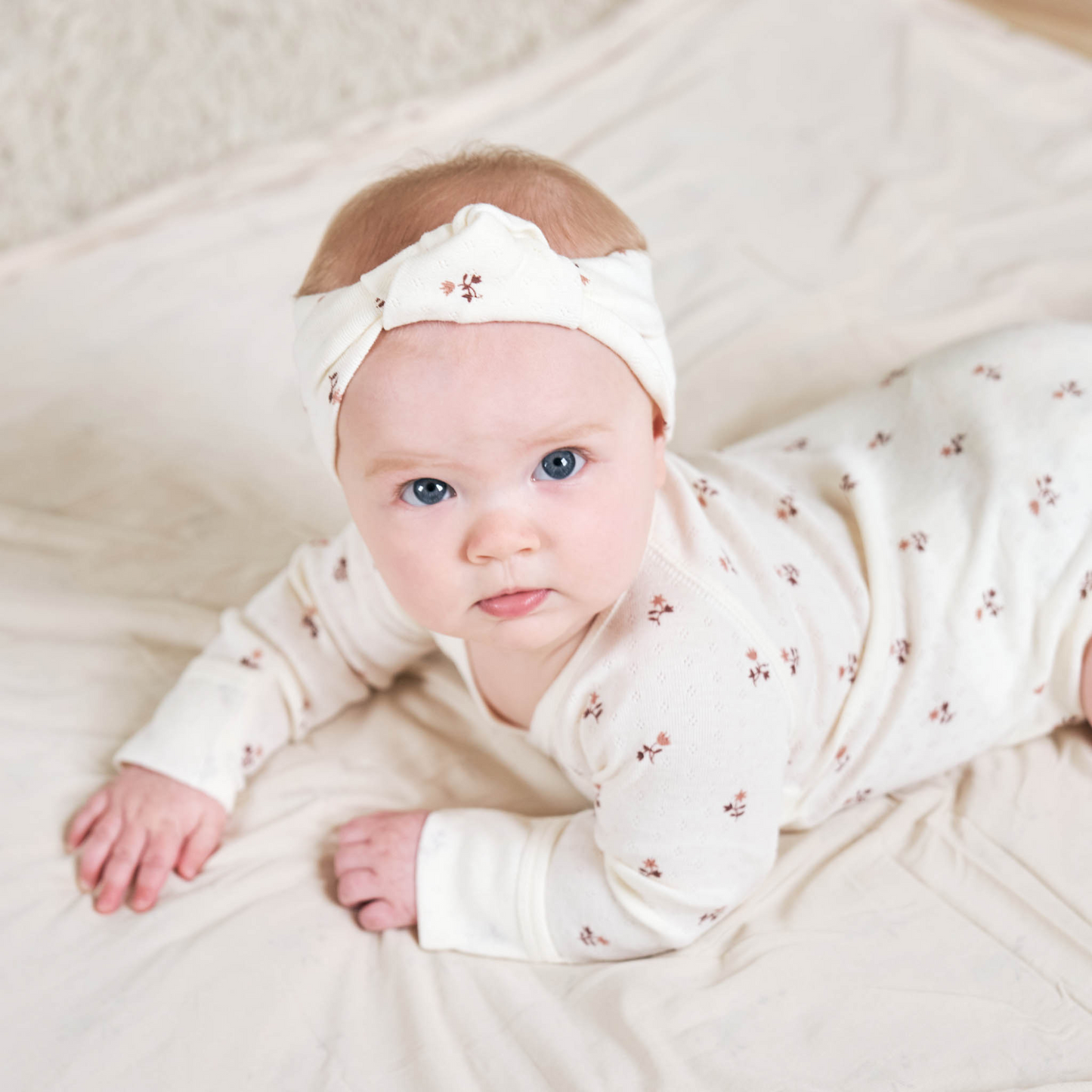 Knotted Headband, Rose Fleur