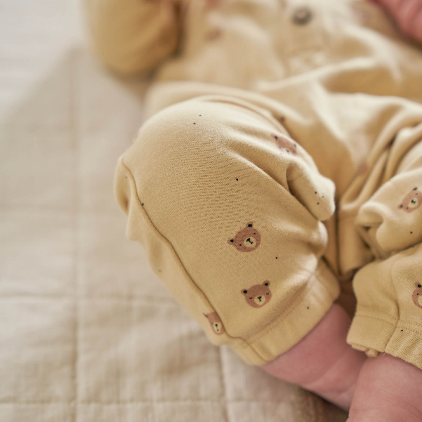 Organic Long Sleeve Jumpsuit, Bears