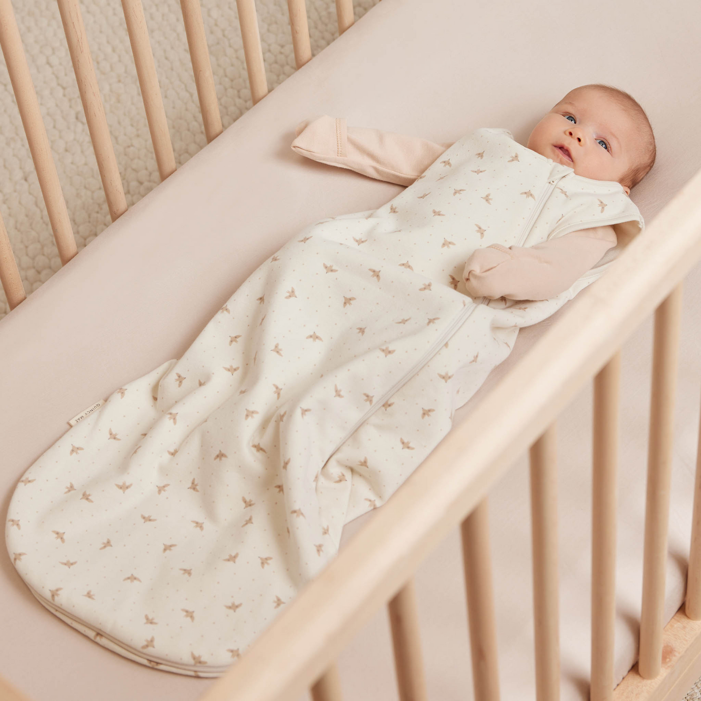 Organic Jersey Sleeping Bag, Doves