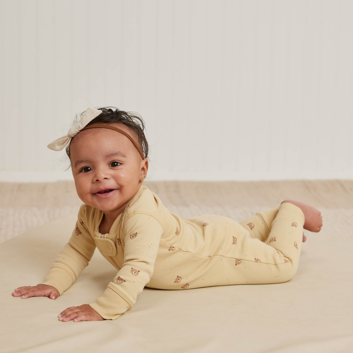 Organic Zip Longsleeve Sleeper, Bears