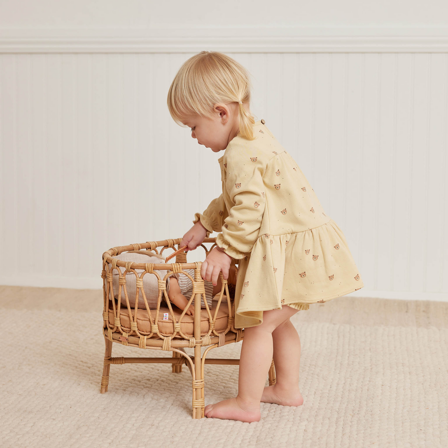 Tiered Jersey Dress, Bears