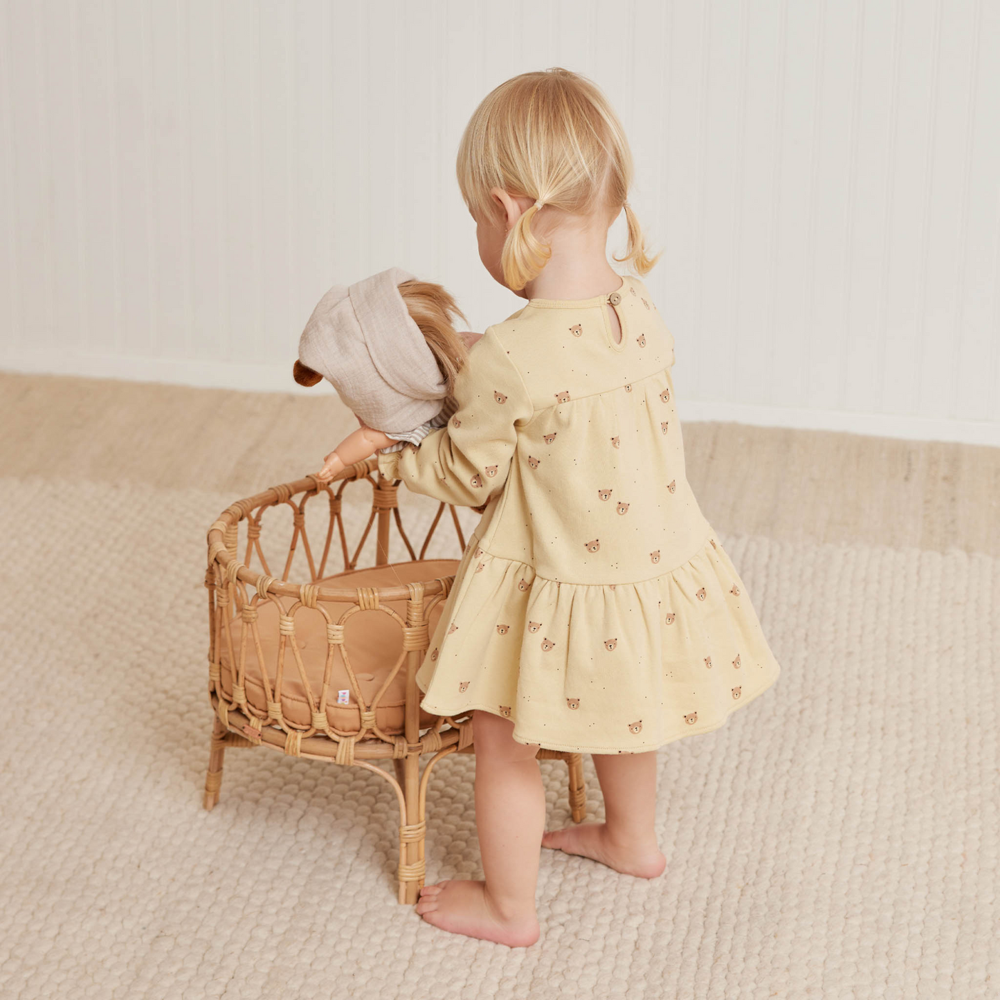 Tiered Jersey Dress, Bears