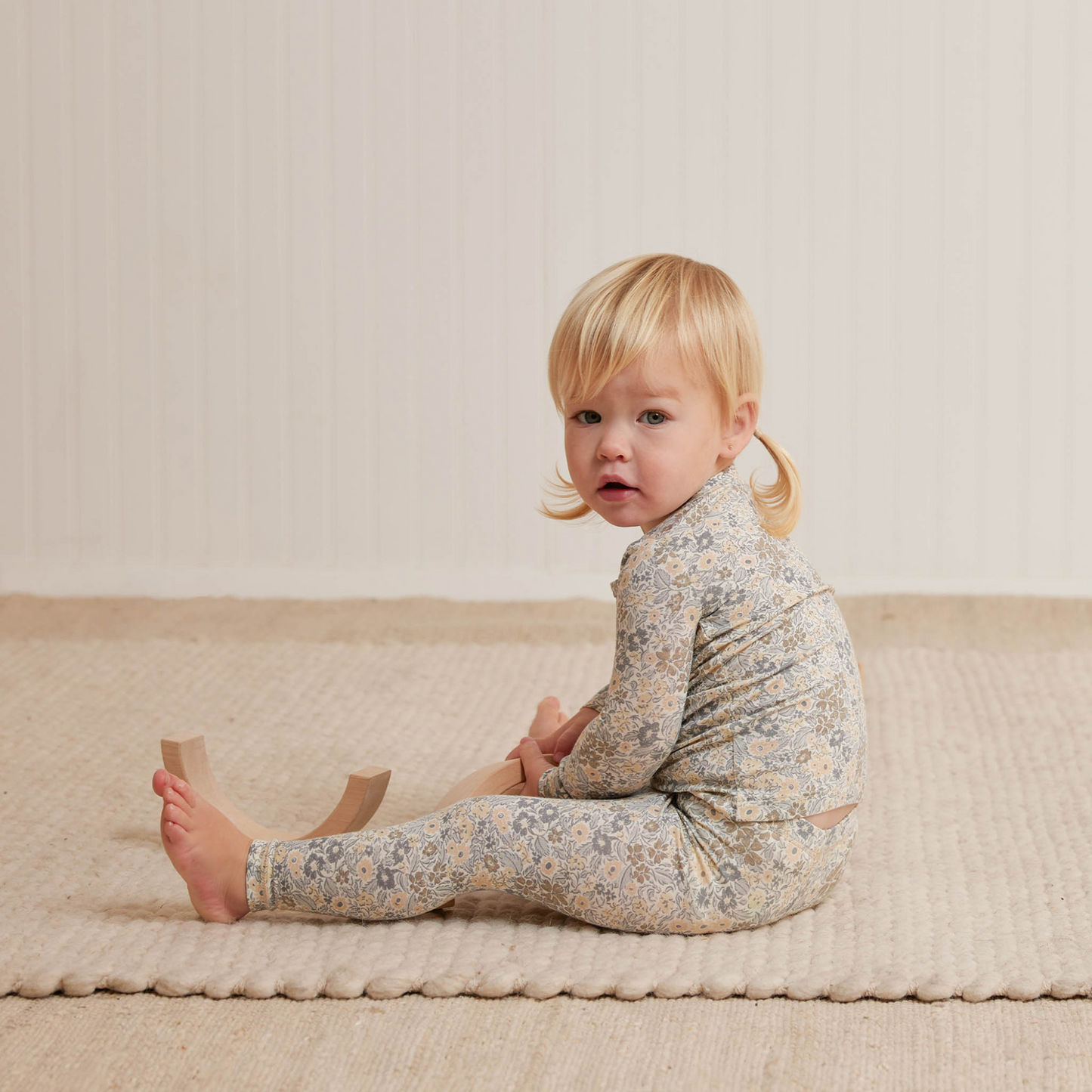 Bamboo Pajama Set, Winter Garden