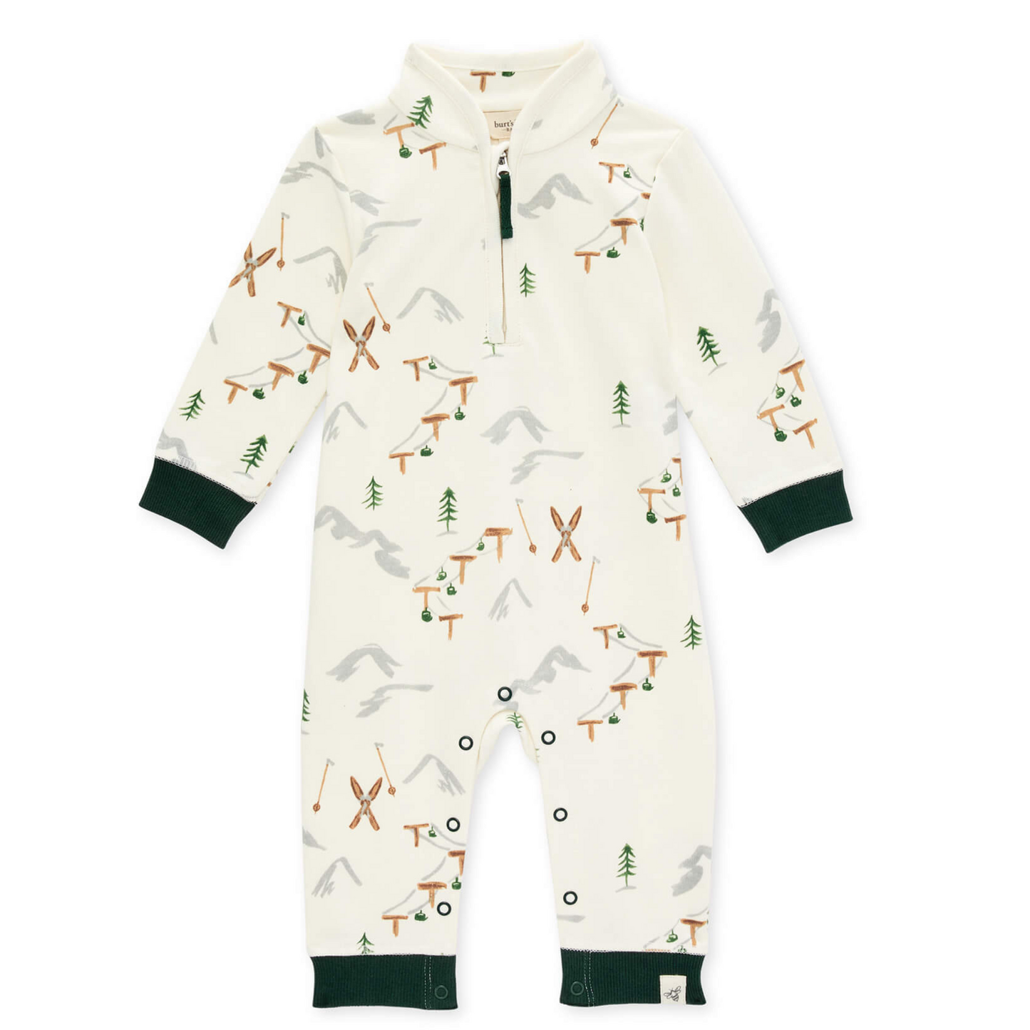 French Terry Collared Jumpsuit, Hittin' The Slopes