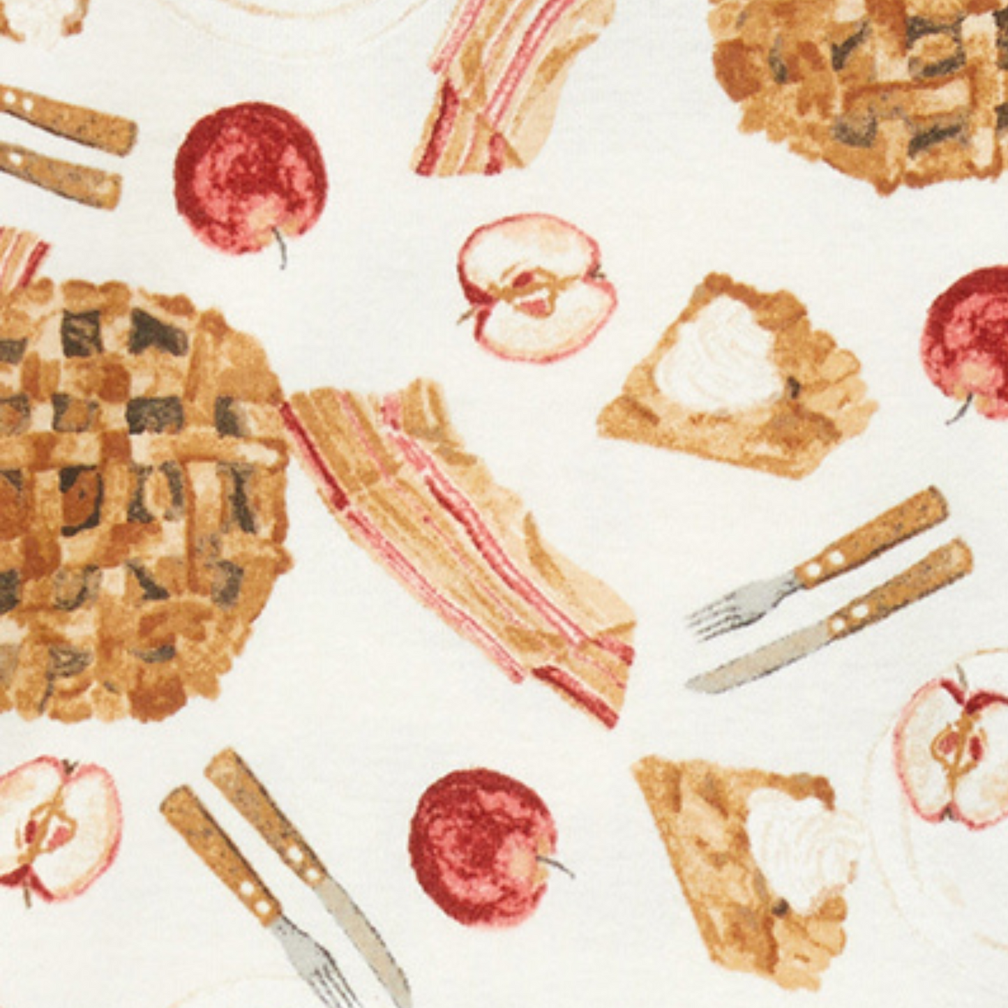 Organic Zip Footie, Apple Of My Pie