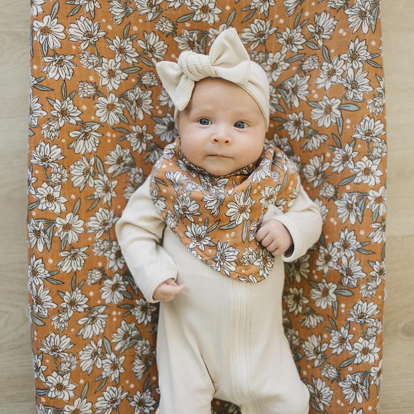 Muslin Bandana Bib, Magnolia