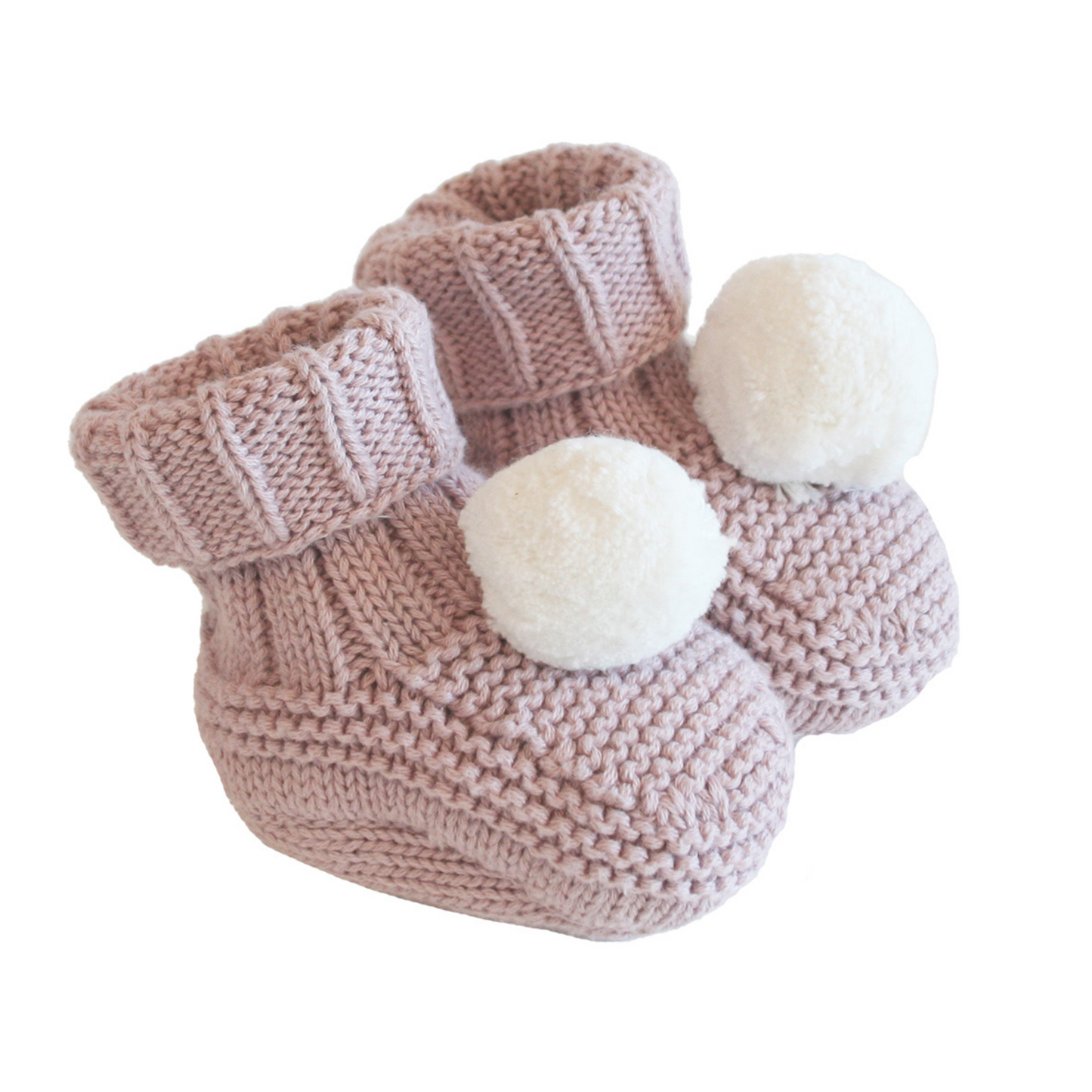 Pom Pom Baby Socks, Petal