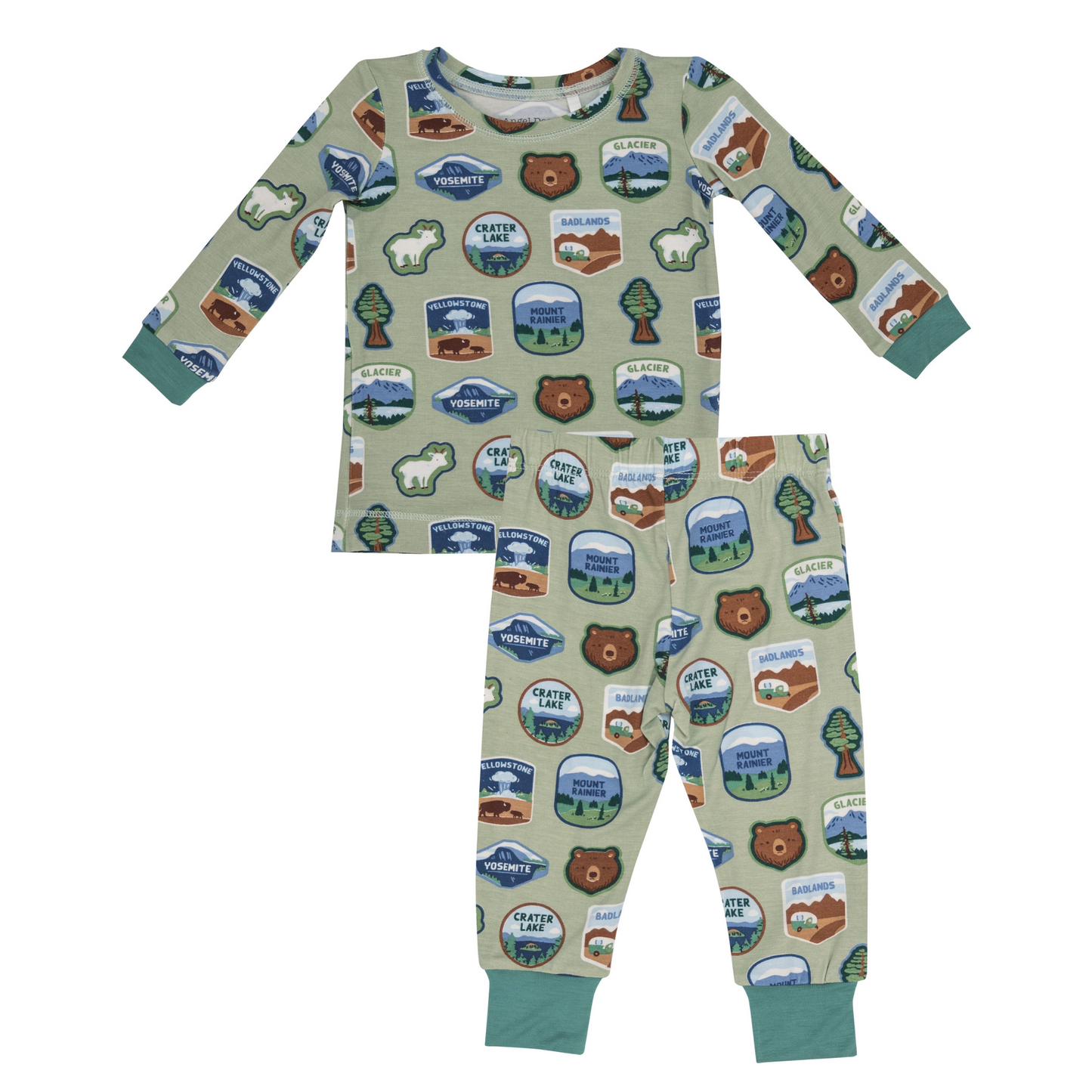 2-Piece Lounge Wear Set, National Park Patches West