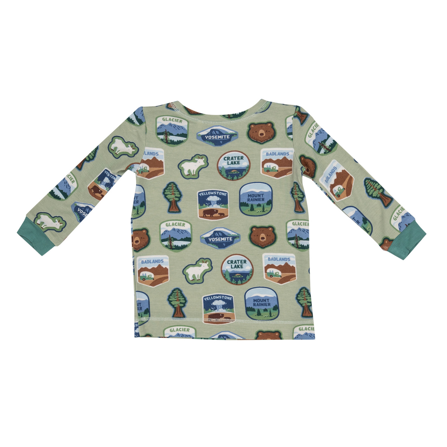 2-Piece Lounge Wear Set, National Park Patches West