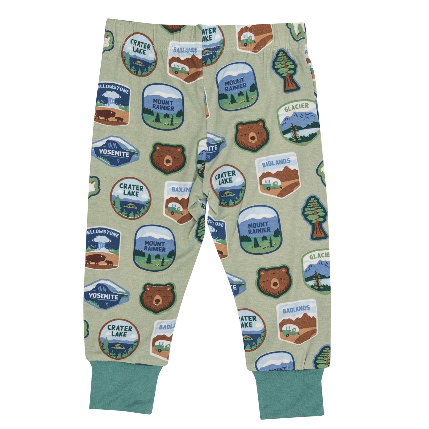 2-Piece Lounge Wear Set, National Park Patches West