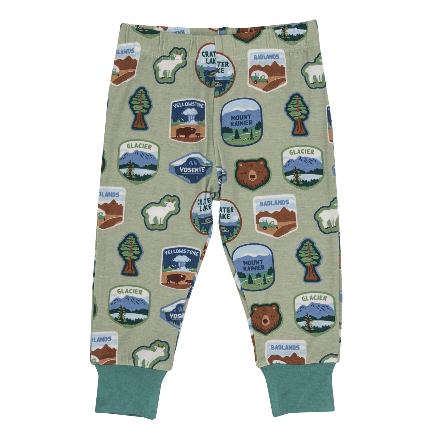 2-Piece Lounge Wear Set, National Park Patches West