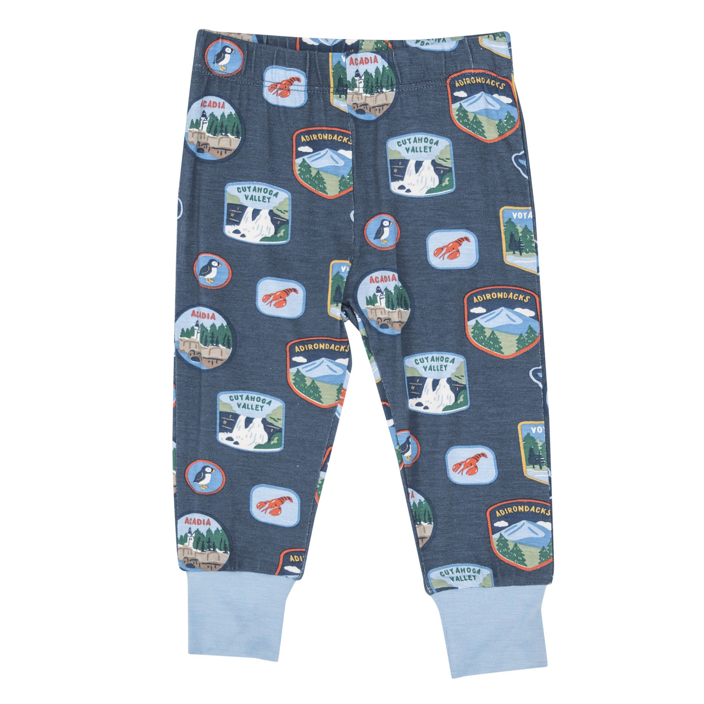 2-Piece Lounge Wear Set, National Park Patches New England
