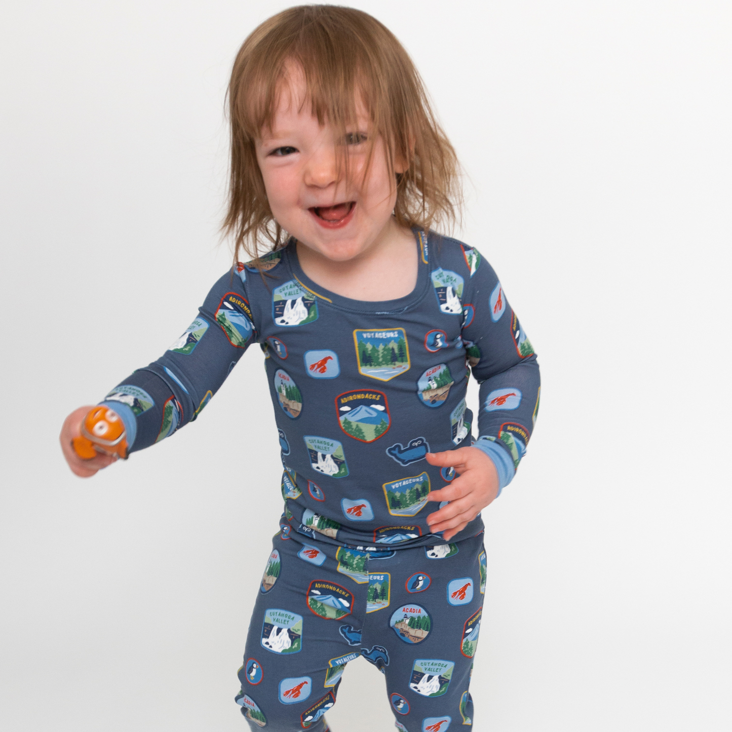 2-Piece Lounge Wear Set, National Park Patches New England