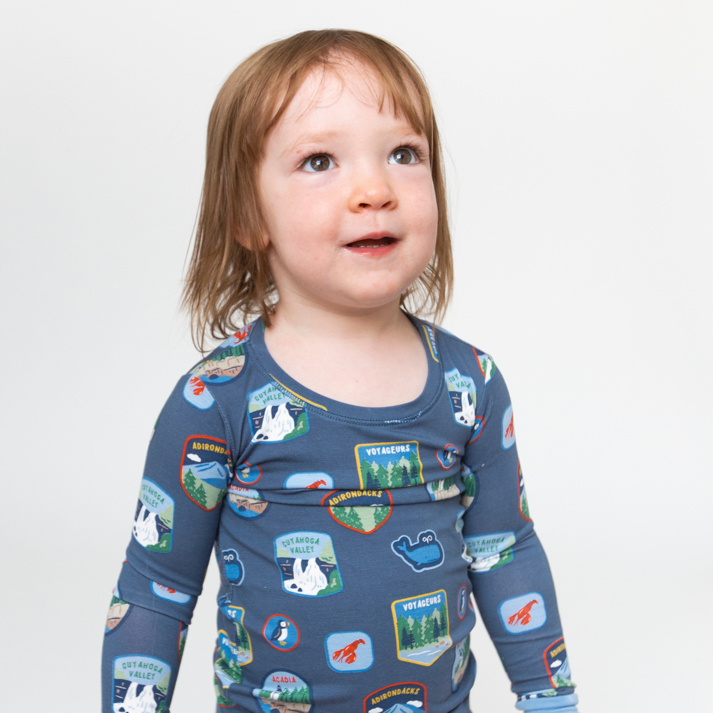2-Piece Lounge Wear Set, National Park Patches New England