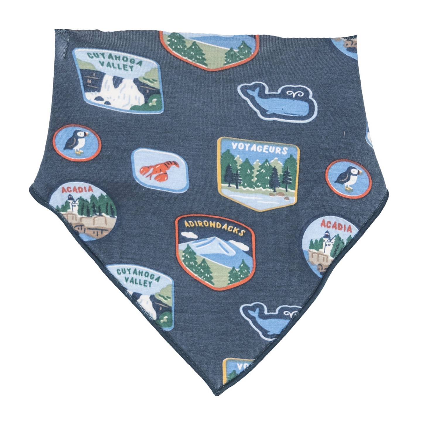 Bandana Bib, National Park Patches New England