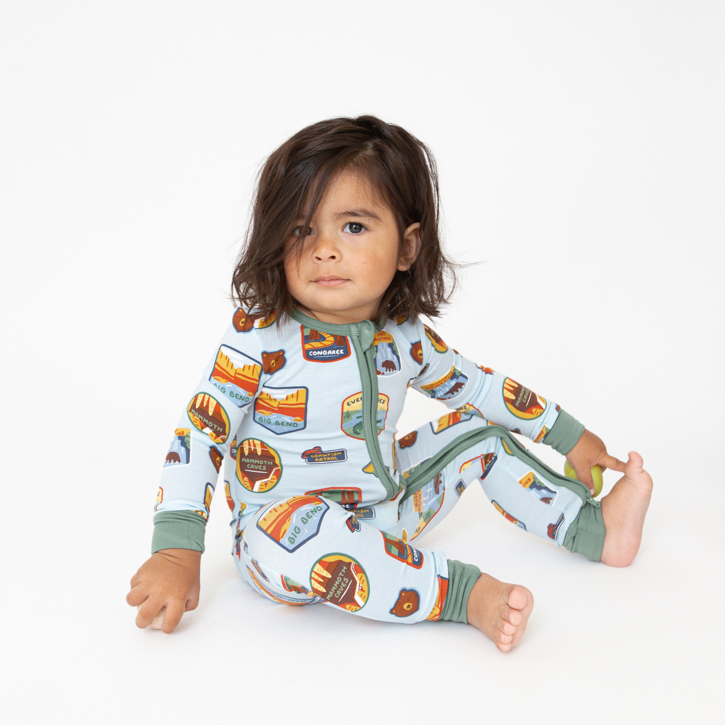 2 Way Zip Romper, National Parks Patches Southeast