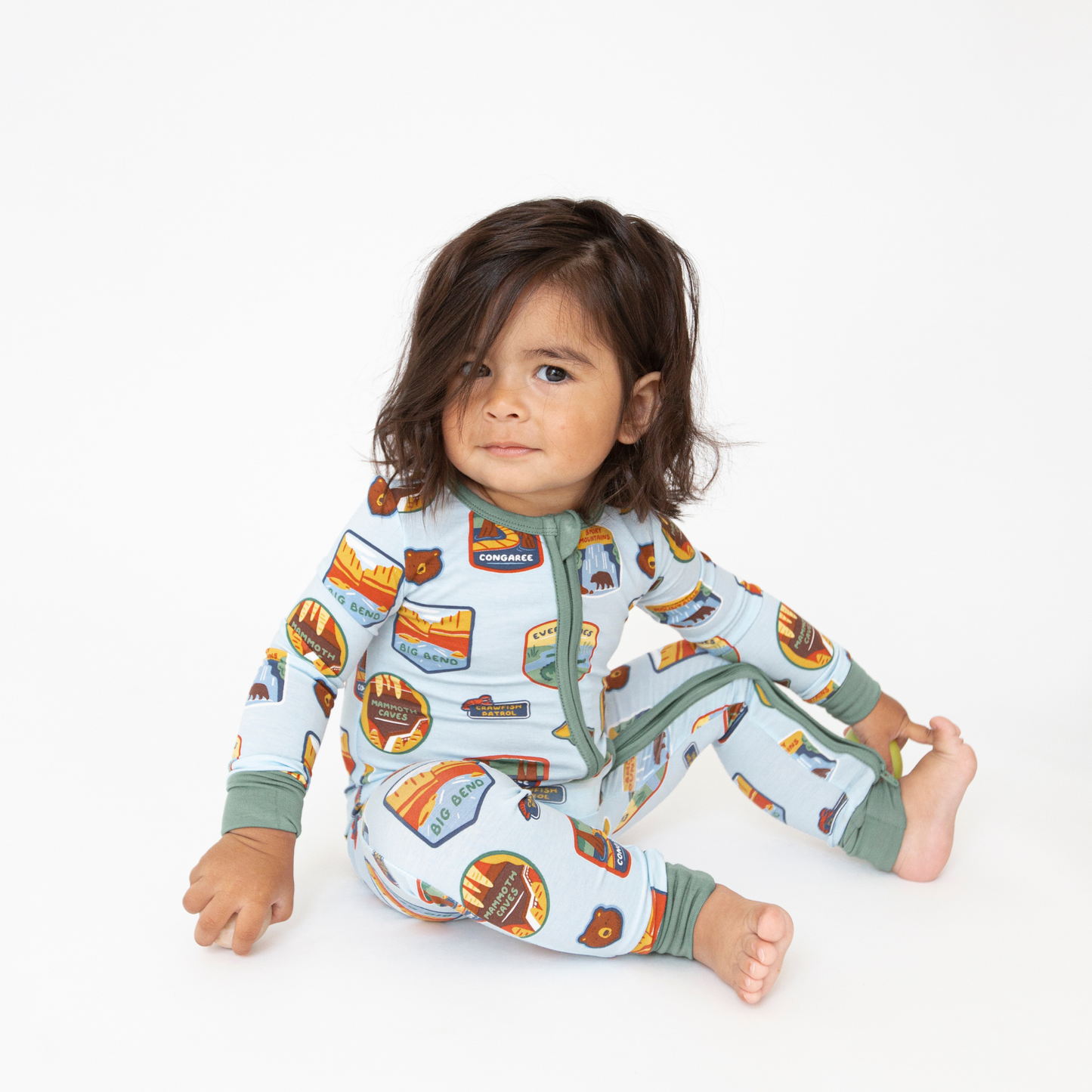 2 Way Zip Romper, National Parks Patches Southeast
