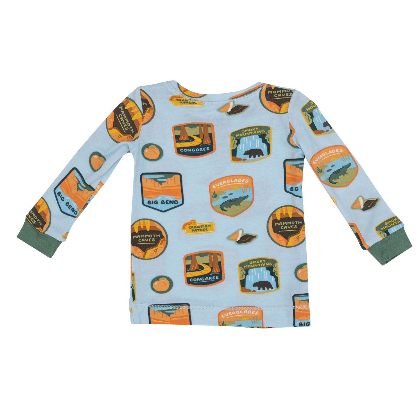 2-Piece Lounge Wear Set, National Park Patches Southeast