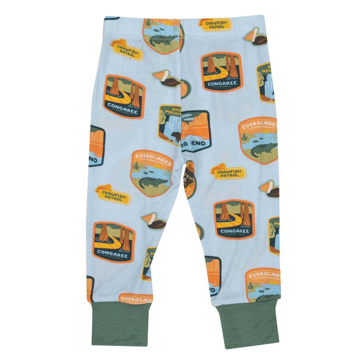 2-Piece Lounge Wear Set, National Park Patches Southeast
