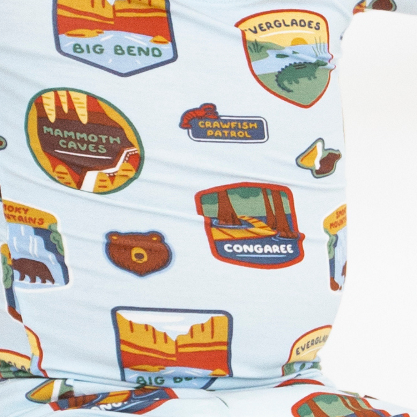 2-Piece Lounge Wear Set, National Park Patches Southeast