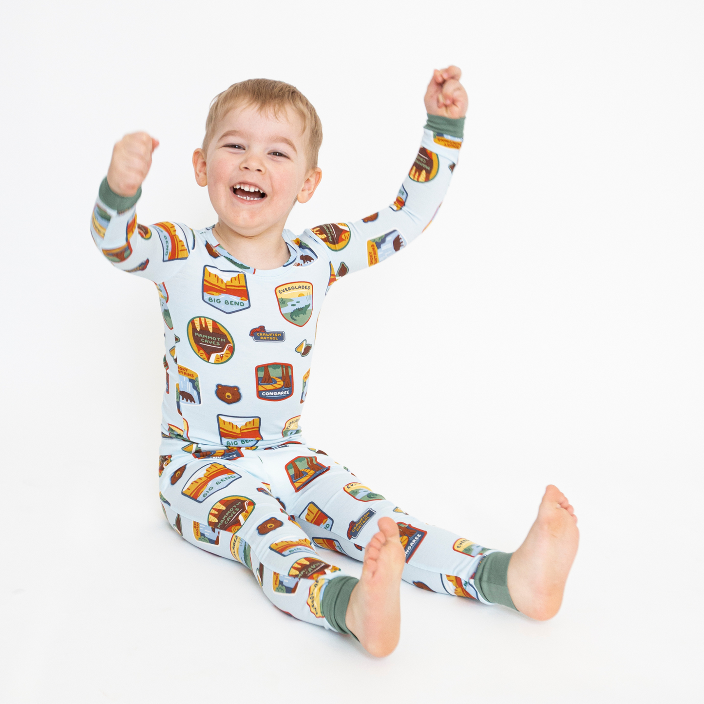 2-Piece Lounge Wear Set, National Park Patches Southeast
