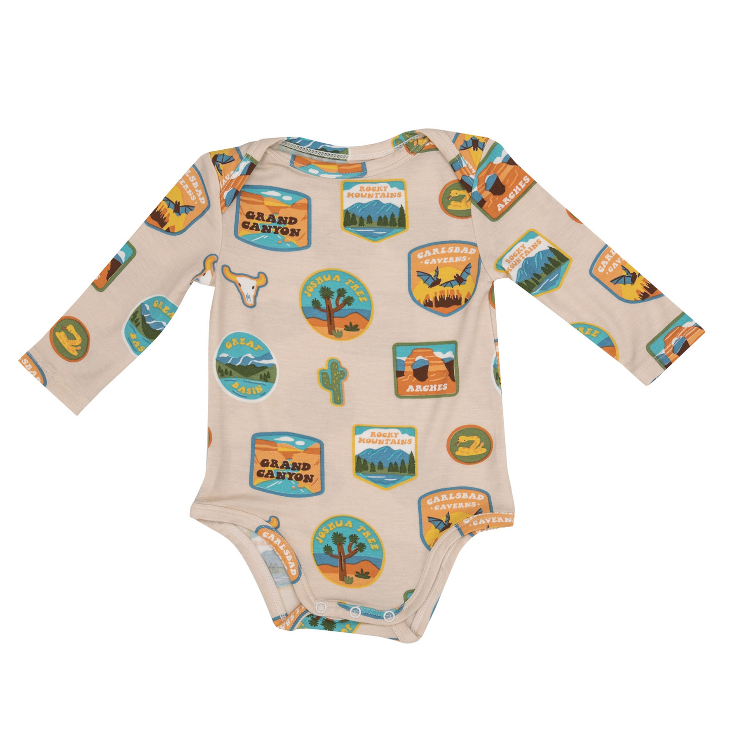 Bodysuit, National Park Patches Southwest