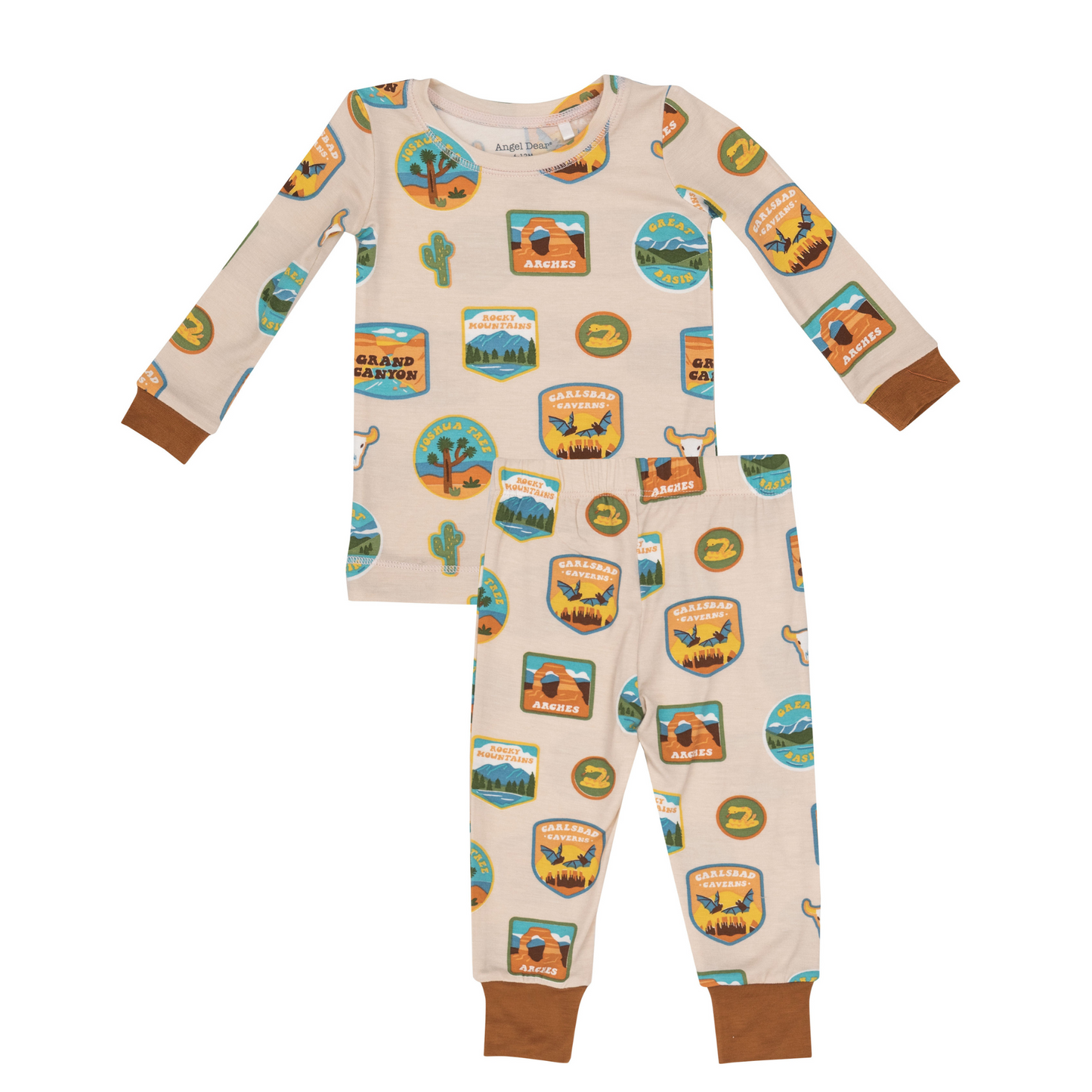2-Piece Lounge Wear Set, National Park Patches Southwest