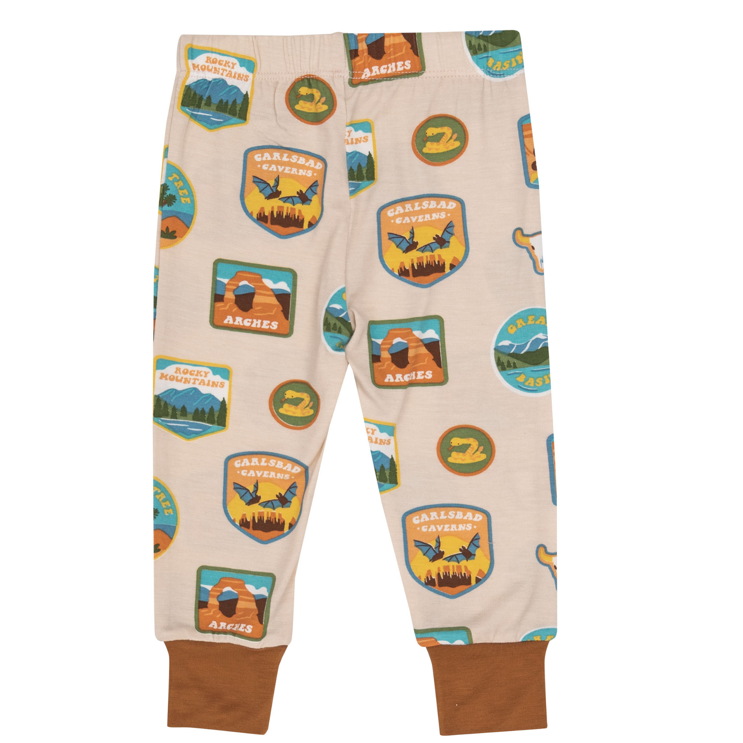 2-Piece Lounge Wear Set, National Park Patches Southwest