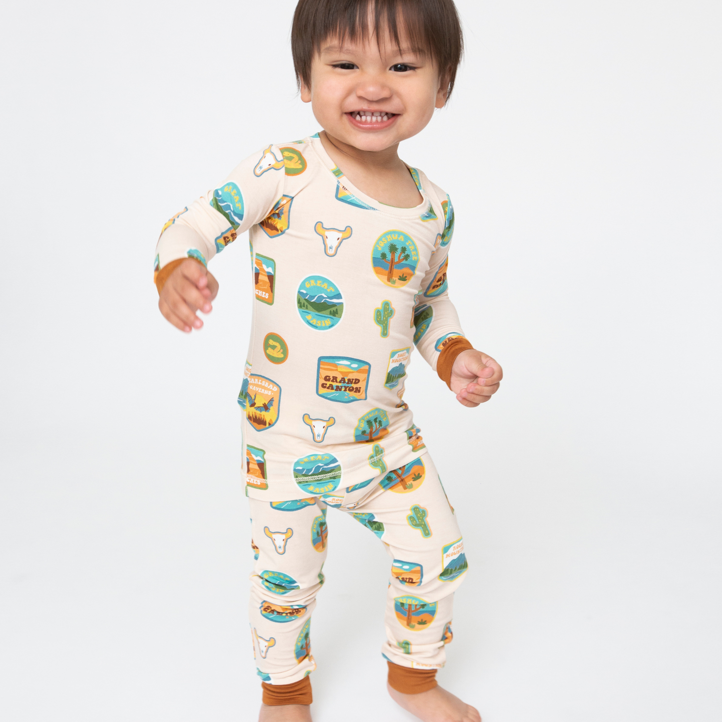2-Piece Lounge Wear Set, National Park Patches Southwest