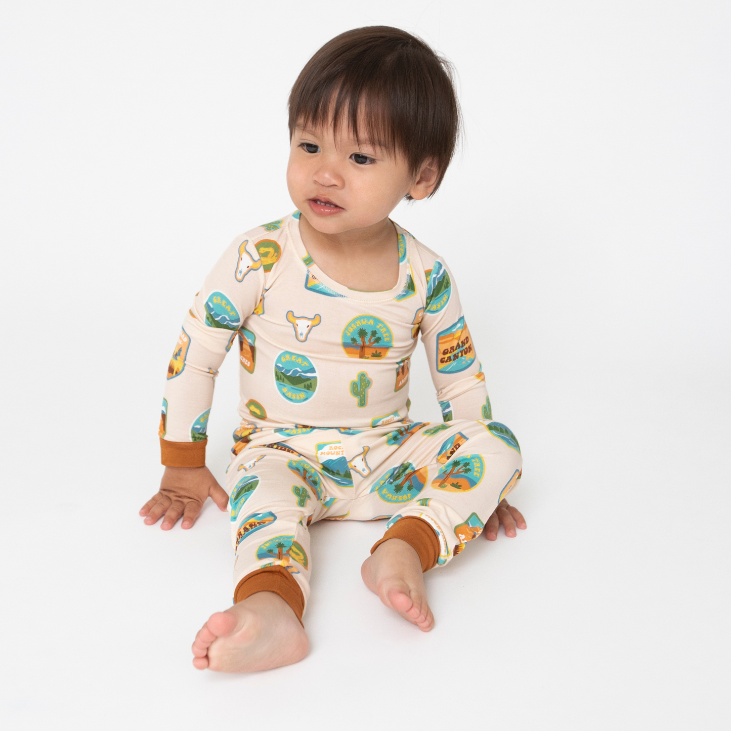 2-Piece Lounge Wear Set, National Park Patches Southwest