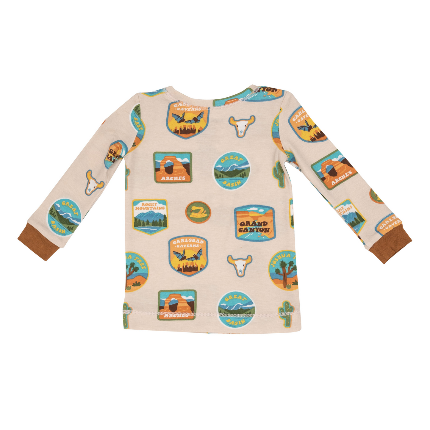 2-Piece Lounge Wear Set, National Park Patches Southwest
