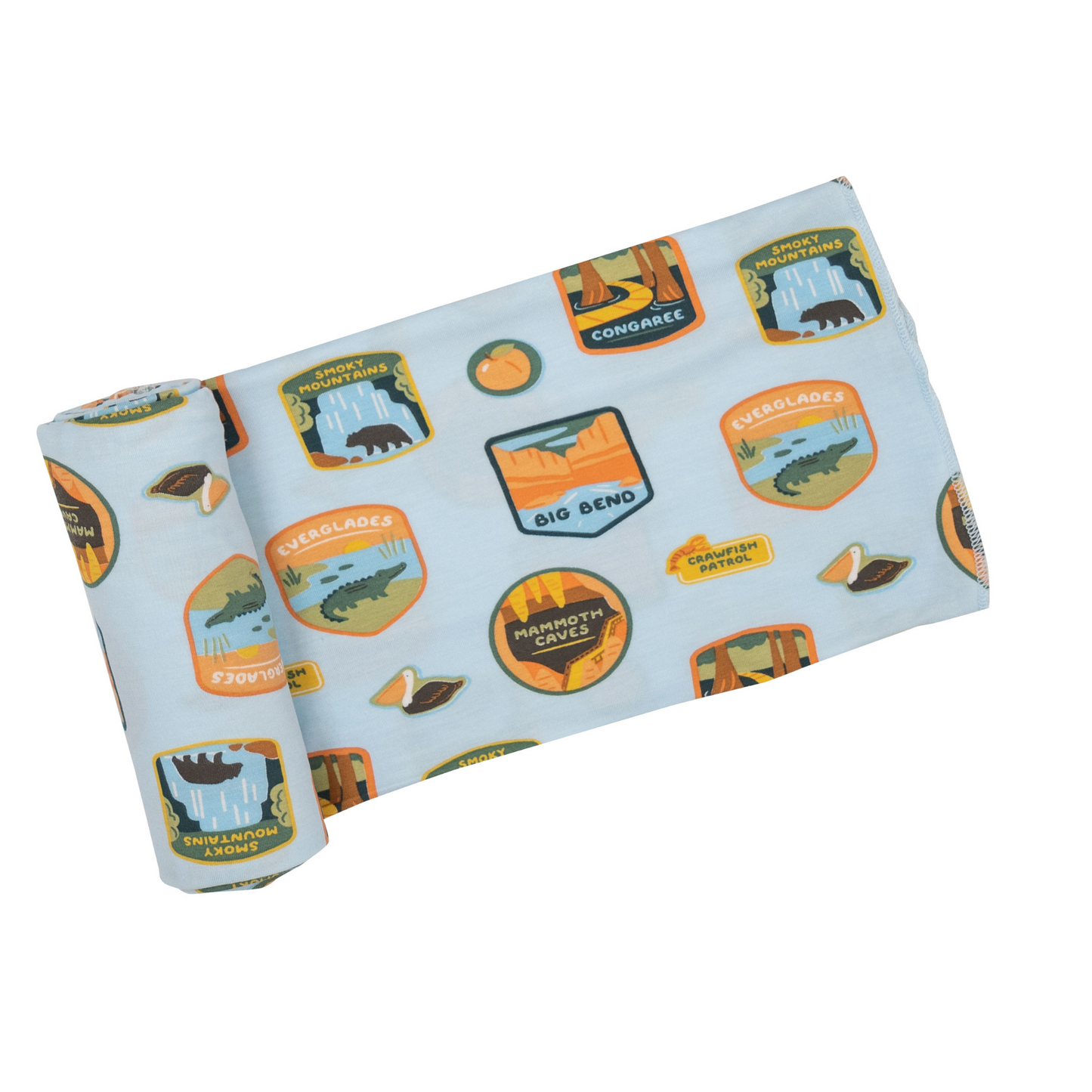 Stretch Swaddle, National Park Patches Southeast