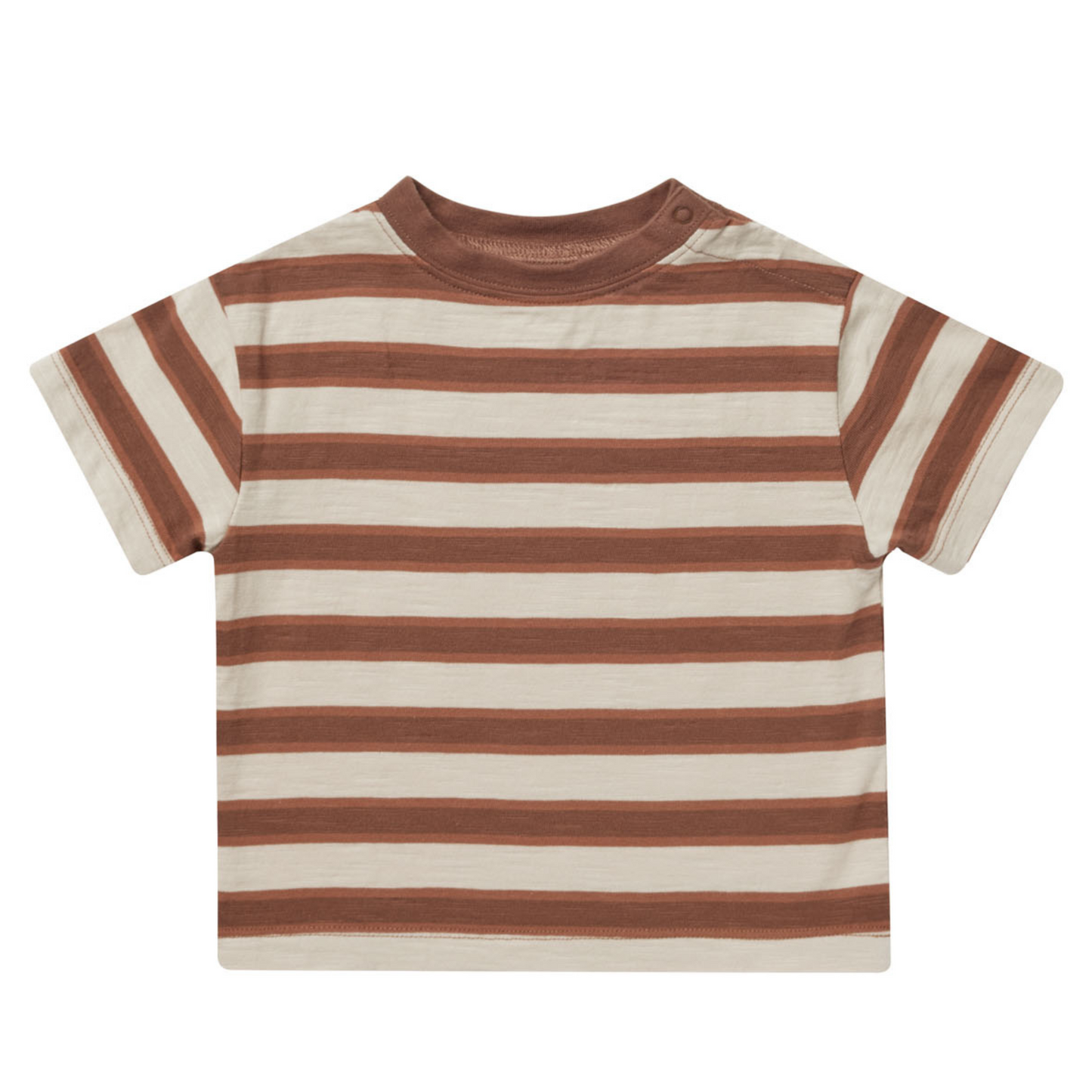 Rylee & Cru Relaxed Tee, Cedar Stripe