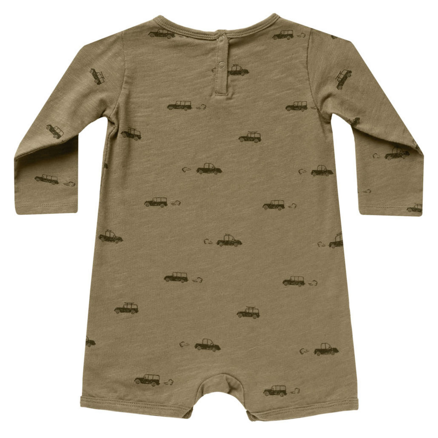 Rylee & Cru Long Sleeve Dash Romper, Cars