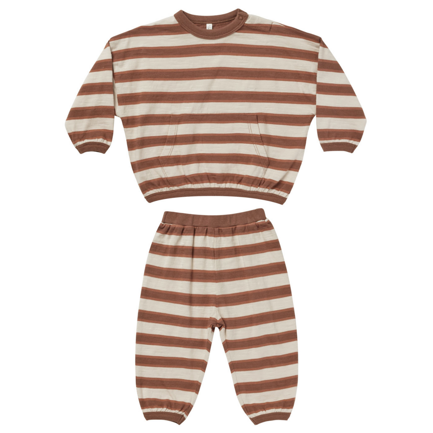 Rylee & Cru Relaxed Set, Cedar Stripe