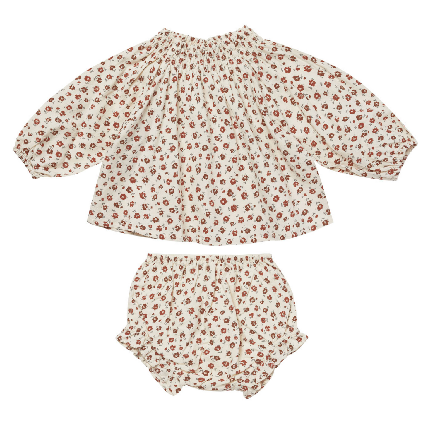 Rylee & Cru Quincy Blouse Set, Spice Floral