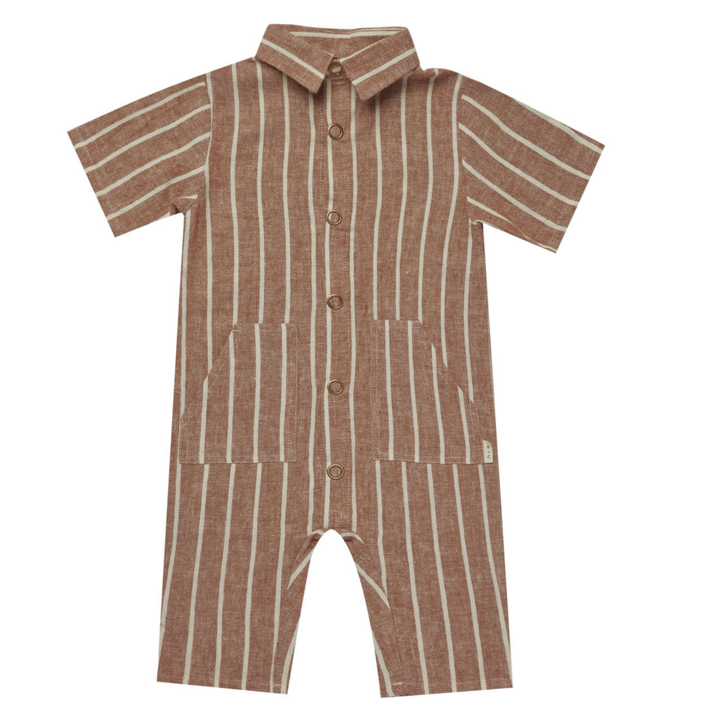 Rylee & Cru Rhett Jumpsuit, Cedar Pinstripe