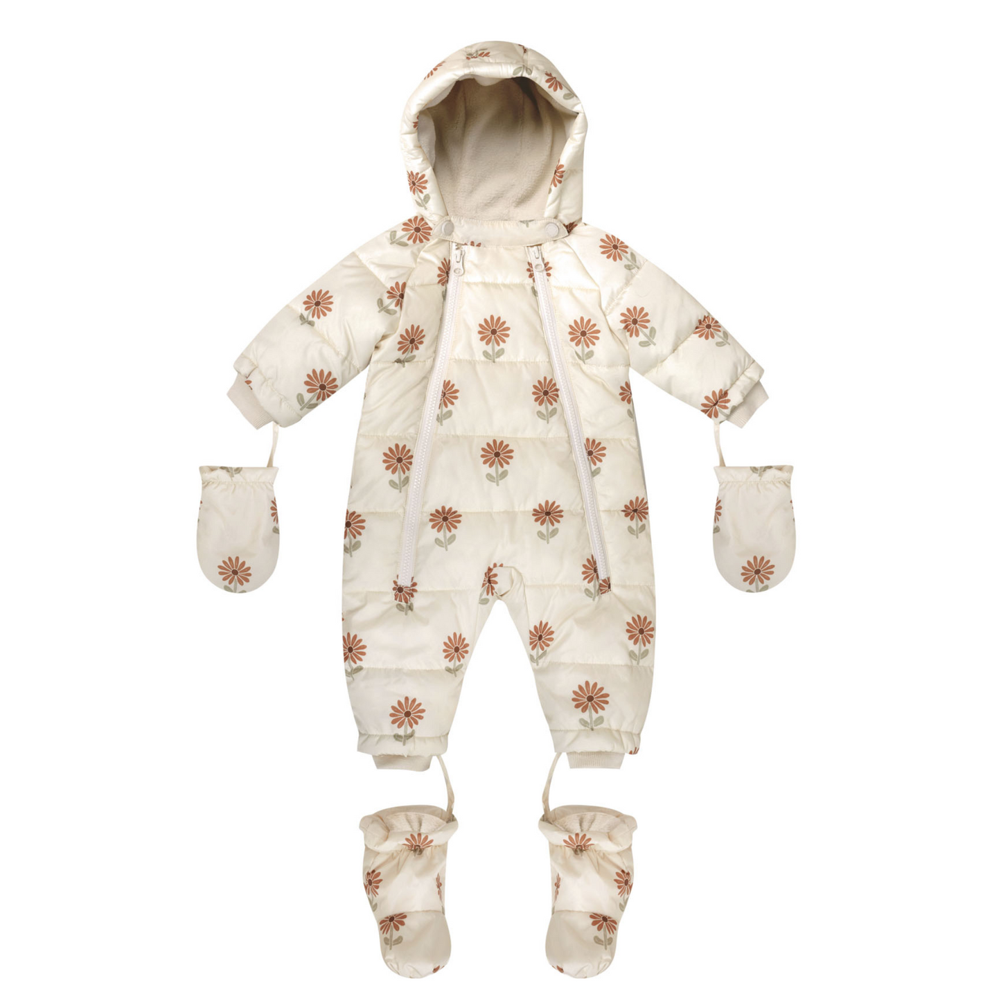 Rylee & Cru Snow Puffer Suit, Sunflower