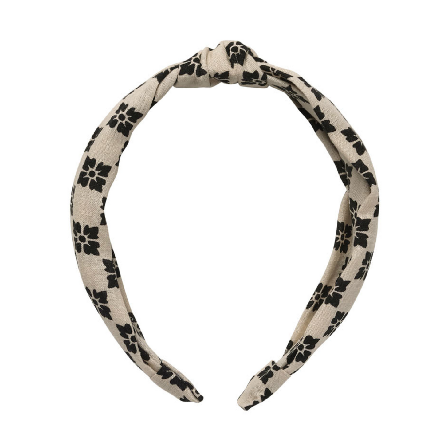Rylee & Cru Knotted Headband, Flower Check