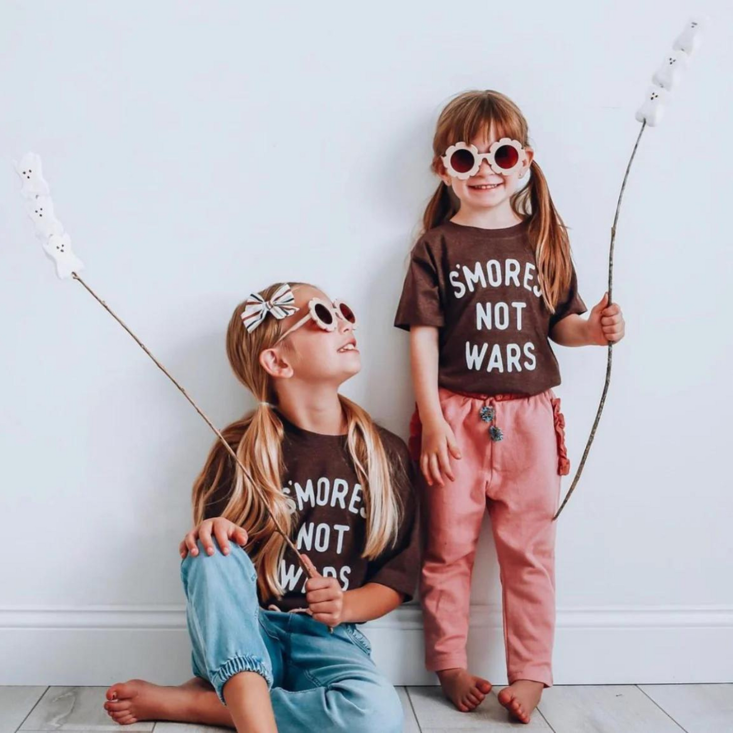 S'mores Not Wars Kids Tee, Brown